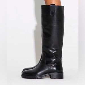 Aeyde Henry Black Boots Size 38